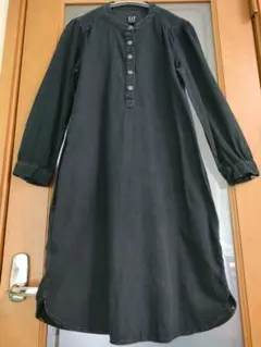 【GAP 】シャツワンピース Sサイズ デニムネイビー(ベルト付き)