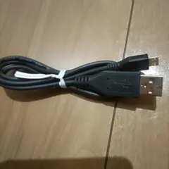 USB-A to Micro USB 充電ケーブル 黒