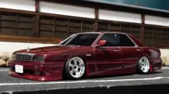 1/24 アオシマ インシュランス 31シーマ Y31 セドリック 完成品 - メルカリ