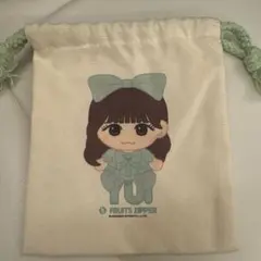 FRUITS ZIPPER 櫻井優衣　ミニ巾着　ガチャ