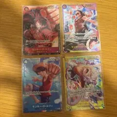 ルフィ　シークレット　プロモなど　4枚セット