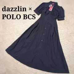 タグ付き！POLO BCSコラボ コルセットスウィッチングシャツワンピース S