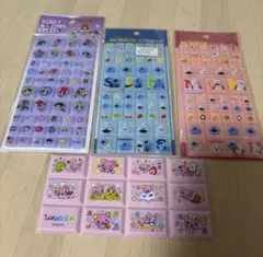 タイルシール 4種セット　パワパフ　スンスン2種　たまごっちチョコブロックシール