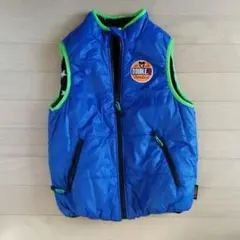 ダブルＢ　ミキハウス　中綿ベスト　リバーシブル