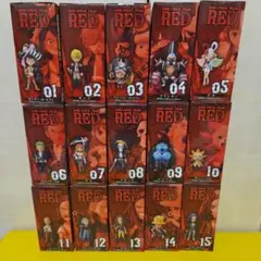 送料無料★新品★ワンピース　コレクタブル　フィギュア　RED 全15種セット