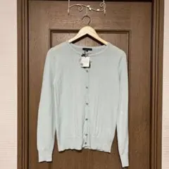 m.f.editorial ミントグリーン Vネックカーディガン M