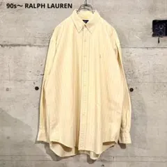90s〜 RALPH LAUREN ラルフローレン BD シャツ ストライプ