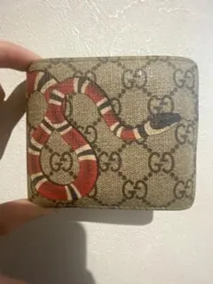 GUCCI GGスプリーム スネーク 二つ折り財布のサムネイル