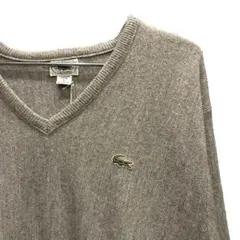 M USA製 IZOD LACOSTE Ｖネックニット アクリル ラコステ