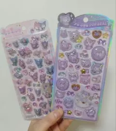 【正規品】うるちゅるポップシール クロミベビー 　マイメロ　クロミ