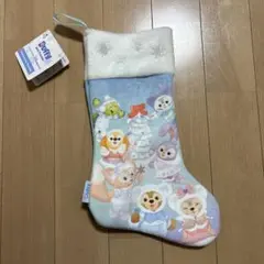 香港ディズニー　ダッフィー　靴下　小物入れ