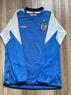 イングランド代表 Umbro 長袖シャツ 青