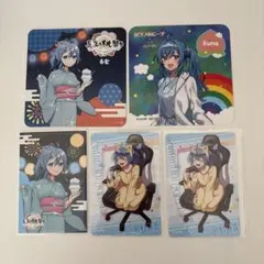 カラフルピーチ　るな　まとめ売り　トレカ　グミカード　等身　コースター