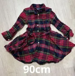 POLO RALPH LAUREN チェック柄ワンピース 90