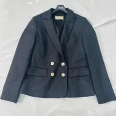 FRAY I.D テーラードジャケット ダブルボタン グレー