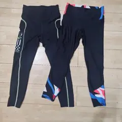 Under Armour ヒートアーマーレギンス MD　2枚セット　美脚細見え