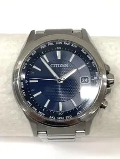 【稼働】値下げ不可　CITIZEN 腕時計 本体 ワールドタイム 電波時計のサムネイル