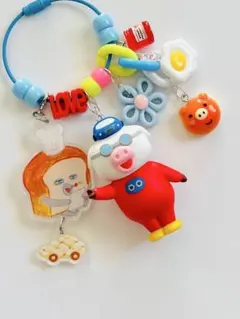 こぶた　パンどろぼう　じゃらじゃらキーホルダー　No.373