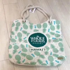 大幅値下げ！ハワイ限定 未使用 ホールフーズ エコバッグ