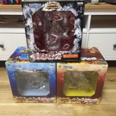 ワンピース バトルセレクション　ルフィ3種セット