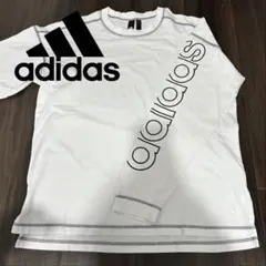 【adidas】 ロンT ロゴ入り