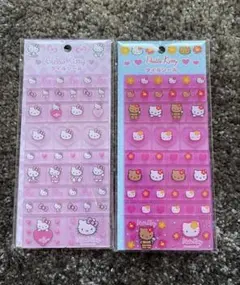 【新品正規品】ハローキティタイルシール セット 2種　日焼け　ピンク