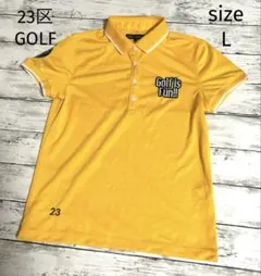 23区GOLF　サイズ2　L　ポロシャツ　半袖　レディース　ゴルフシャツ