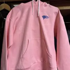 BEAMSピンク フード付きパーカー