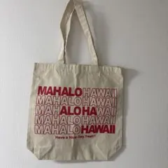 mahalo hawaii マハロハワイエコバッグ 厚手生地 bayflowのサムネイル