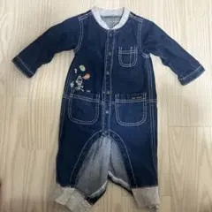 baby breeze デニムロンパース