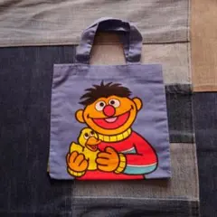 難あり セサミストリート アーニー 手提げ コップ袋 ミニトート 90sのサムネイル