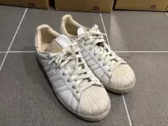 ア*️様 adidasアディダス SUPER STARスーパースター　ベージュ
