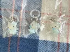 【匿名配送】ハローキティ めじるしアクセサリー 天使 3個セット