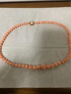 S*ー様 K14　ネックレス　ピンクサンゴ　珊瑚　アクセサリー