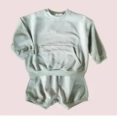 【sale】センターポケットトレーナーセットアップ▼韓国子供服