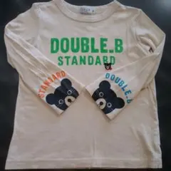 おすすめ♡♥DOUBLE.B 長袖カットソー 袖クマプリント110