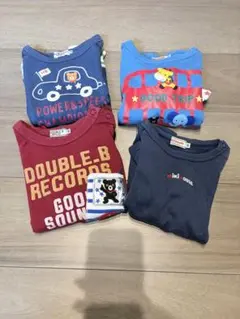 ダブルビー ミキハウス ホットビスケッツ Tシャツセット 90cm
