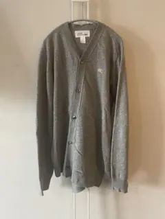 LACOSTE×COMME des GARÇONS カーディガン【グレー】【L】