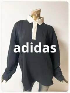 ☘️T22414☘️adidas RIFTAメトロ 長袖ラグビーシャツ IC8396のサムネイル