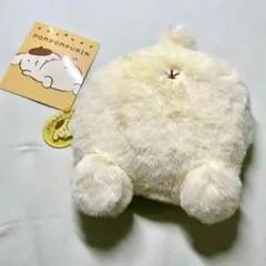 サンリオ ポムポムプリン おしり ぬいぐるみキーホルダー パスケース
