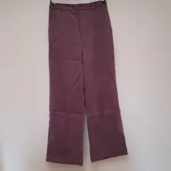 GUコーデュロイパンツ パープル系 ウエストゴムLサイズ