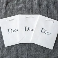 美品　Dior 　ディオール　ショップ袋　ショッパ−　紙袋　３枚セット