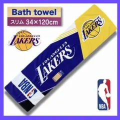 【新品】NBA 公式　ロサンゼルス　レイカーズ　バスタオル　120㎝　蜂村塁のサムネイル