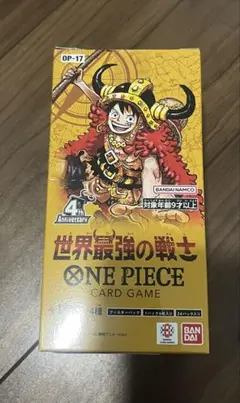 ONE PIECEカードゲーム世界最強の戦士 OP-17 1BOXテープカット品
