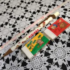 サンリオ ビビンバ BIBINBA シャープペン と 消しゴム 昭和レトロ