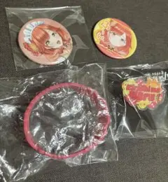 霧島ハル　リストバンド　ハルルナ　缶バッジ　バレンタイン 霧島ハル リストバンド ハルルナ 缶バッジ バレンタイン - メルカリ