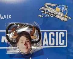 島根スサノオマジック　北川弘選手　会場ガチャ　クリスマス選手フェイスヘアゴム