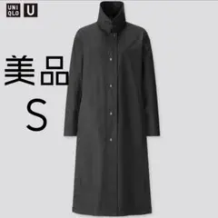 UNIQLO U ライトロングコート BLACK S