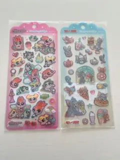 パワーパフガールズ　トムとジェリー　ドロップジュエリーシール