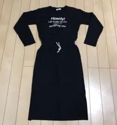 E hyphen world gallery NICORON 黒　ワンピース